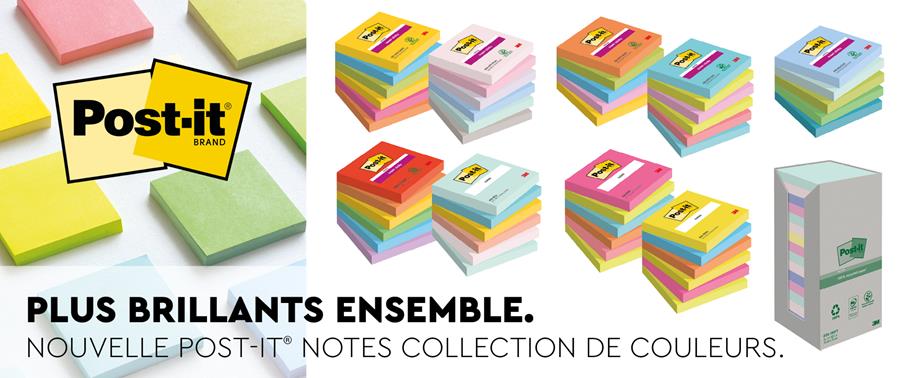 10 nouvelles collections de couleurs de Post-it® Notes en 2022