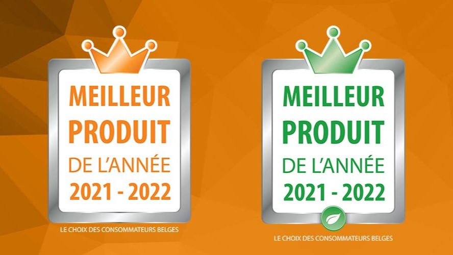 Awards Meilleur Produit de l'Année Belgique 2021-2022