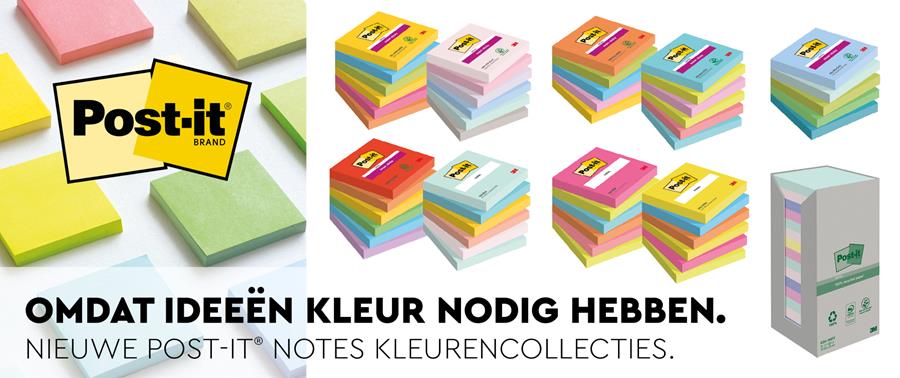 10 nieuwe Post-it® Notes kleurencollecties in 2022