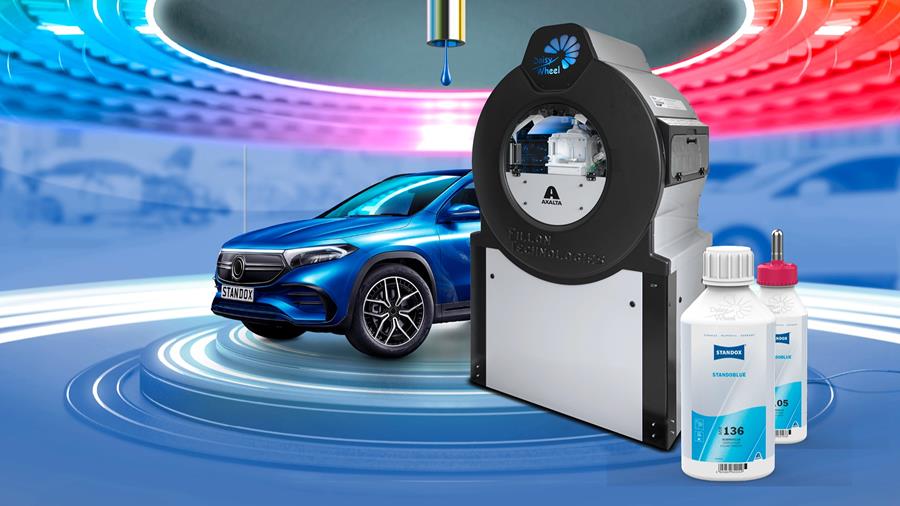 Standox atteint le summum de la réparation automobile grâce à ses bouteilles préremplies