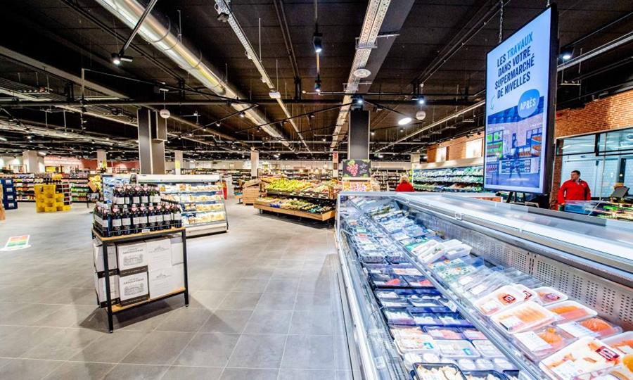 Primier nouveau concept Delhaize à Nivelles