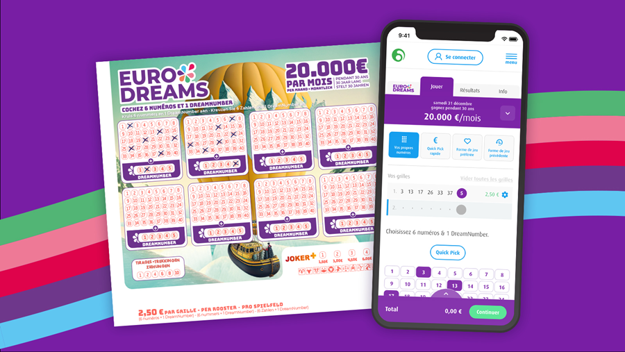 La Loterie Nationale lance un nouveau jeu de tirage qui fait rêver: EuroDreams