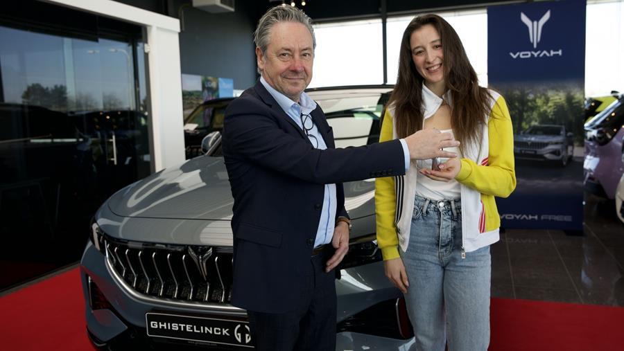 Nina Derwael ambassadrice van elektrisch automerk VOYAH