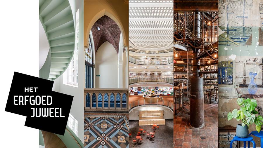 De 5 finalisten voor Het Erfgoedjuweel van stad Antwerpen