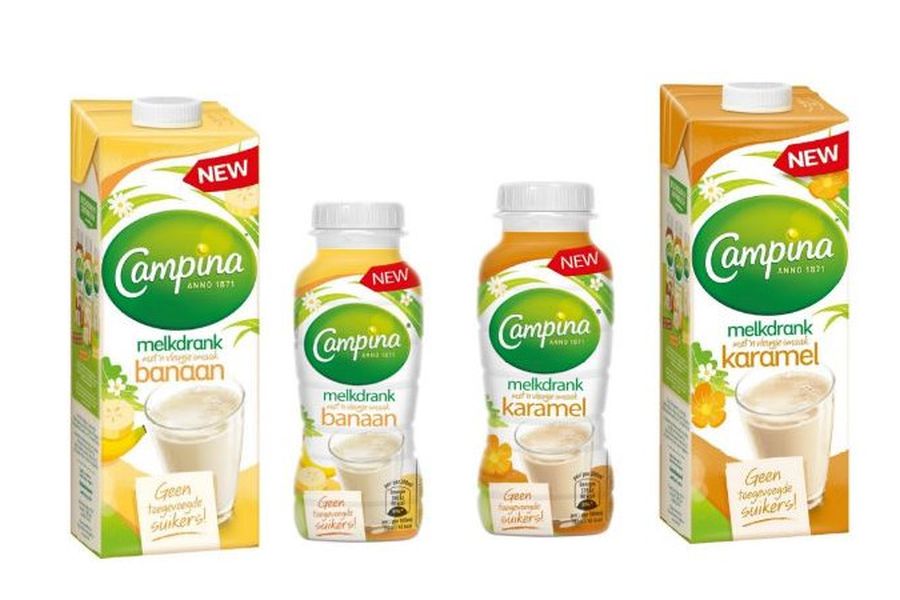 Campina lanceert melkdrank met smaakje